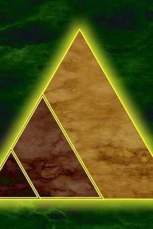 Cool Artistic Triangles on Green de Unique Journal