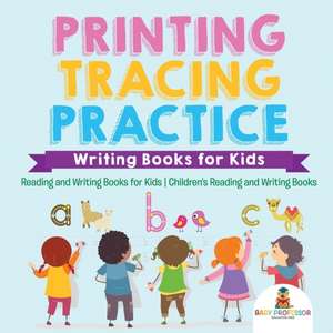 Printing Tracing Practice - Writing Books for Kids - Reading and Writing Books for Kids | Children's Reading and Writing Books de Baby