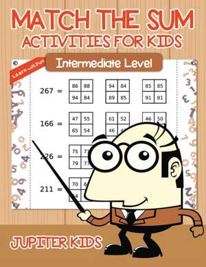 Match the Sum Activities for Kids de Jupiter Kids