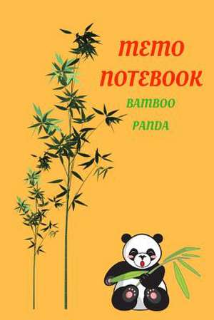 Memo Notebook Bamboo Panda de Parker, Pie