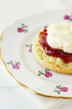 An English Scone Cornish Style for Tea Time Journal de Cs Creations