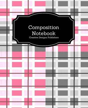 Composition Notebook de Publishers, Creative Designs