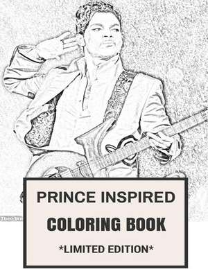 Prince Inspired Coloring Book de Coloring Book for Adults