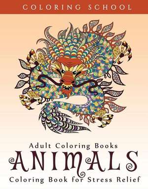 Animals Adult Coloring Book de School, Coloring