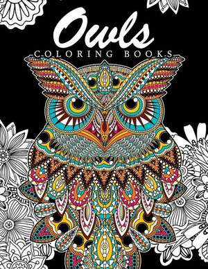 Owls Coloring Books de Jacqueline G. Minks