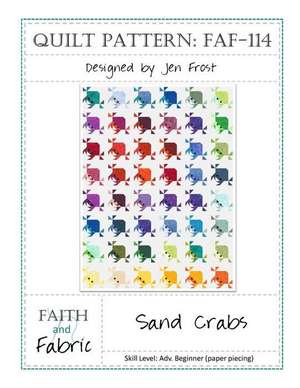 Sand Crabs Quilt Pattern de Jen Frost