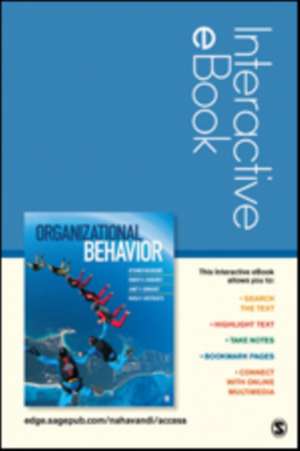 Organizational Behavior Interactive eBook de Afsaneh Nahavandi