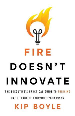 Fire Doesn't Innovate: The Executive's Practical Guide to Thriving in the Face of Evolving Cyber Risks de Kip Boyle