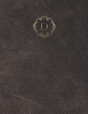 Monogram "D" Grid Sketchbook de Services, N. D. Author