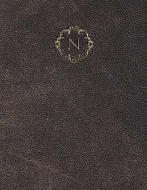 Monogram N Grid Sketchbook de Services, N. D. Author