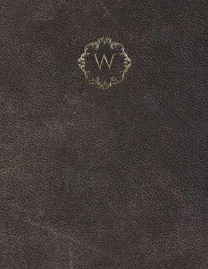 Monogram "W" Grid Sketchbook de Services, N. D. Author