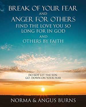 Break of Your Fear and Anger for Others Find the Love You So Long for in God and Others by Faith: Do Not Let the Sun -Go -Down on Your Fear de Norma Burns