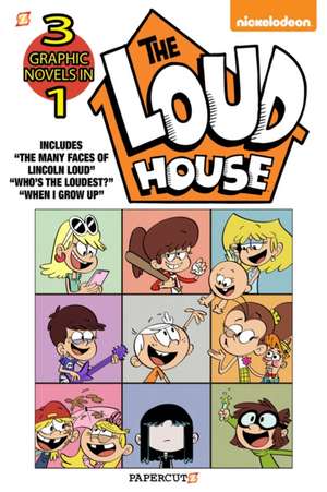 The Loud House 3-in-1 Vol. 4: The Many Faces of Lincoln Loud, Who's the Loudest? and The Case of the Stolen Drawers de The Loud House Creative Team