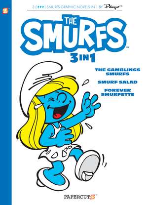 Smurfs 3-in-1 Vol. 9: Collecting 'The Gambling Smurfs,' 'Smurf Salad' and 'Forever Smurfette' de Peyo