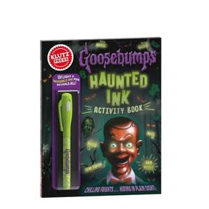 Goosebumps Haunted Ink Activity Book de Editors of Klutz