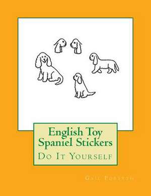 English Toy Spaniel Stickers de Gail Forsyth