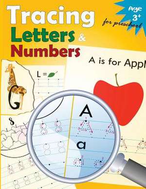 Tracing Letters and Numbers for Preschool de Letter Tracing Workbook Designer