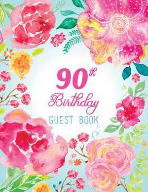 90th Birthday Guest Book de New Day Journals