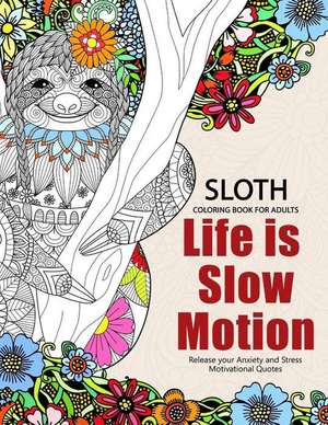 Sloth Coloring Book for Adults de Adult Coloring Books