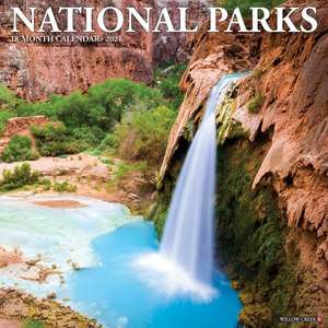 National Parks 2021 Wall Calendar de Willow Creek Press