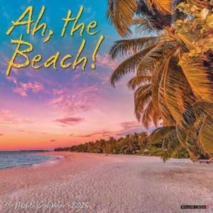 Ah, the Beach! 2025 12 X 12 Wall Calendar de Willow Creek Press