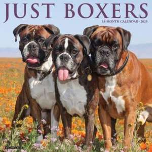 Just Boxers 2025 12 X 12 Wall Calendar de Willow Creek Press