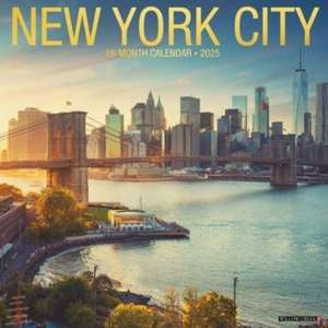 New York City 2025 12 X 12 Wall Calendar de Willow Creek Press