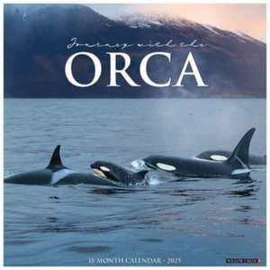 Orca (Journey with The) 2025 12 X 12 Wall Calendar de Willow Creek Press