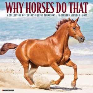 Why Horses Do That 2025 12 X 12 Wall Calendar de Willow Creek Press