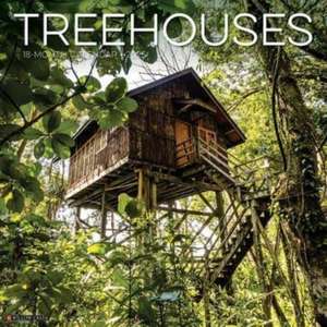 Treehouses 2025 12 X 12 Wall Calendar de Willow Creek Press