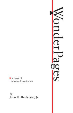 Wonderpages de John D. Raulerson Jr.