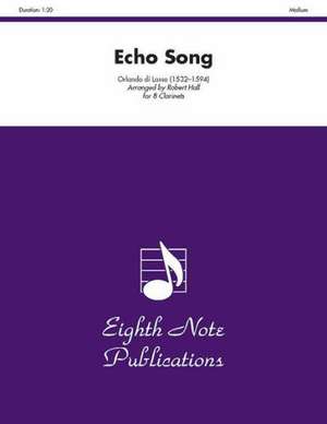 Echo Song: Score & Parts de Orlando Di Lasso