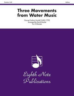 Three Movements (from Water Music): Score & Parts de George Frideric Handel