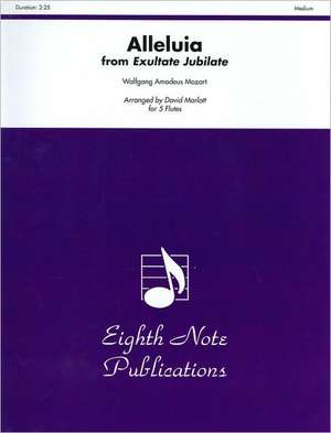 Alleluia (from Exultate Jubilate): Score & Parts de Wolfgang Amadeus Mozart