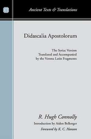 Didascalia Apostolorum: The Syriac Version de K. C. Hanson