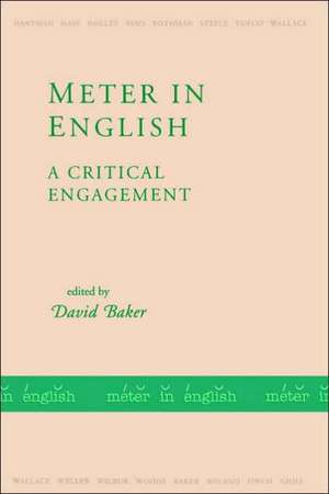 Meter in English: A Critical Engagement de David Baker