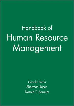 Handbook of Human Resource Management de Ferris