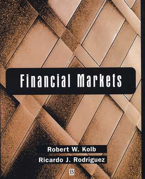 Financial Markets de R Kolb