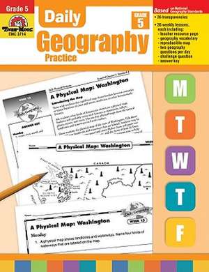 Daily Geography Practice Grade 5: EMC 3714 de Sandi Johnson