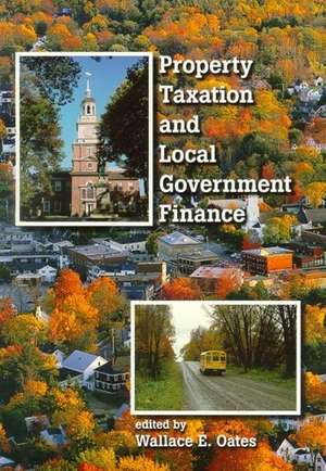 Property Taxation and Local Government Finance de Wallace Oates