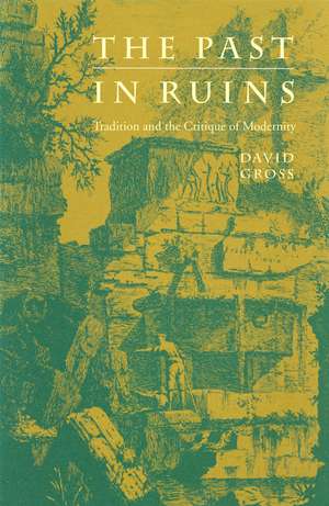 The Past in Ruins: Tradition and the Critique of Modernity de David Gross