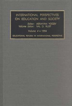 Educational Reform in International Perspective de Abraham Yogev