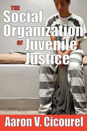 The Social Organization of Juvenile Justice de Aaron Cicourel