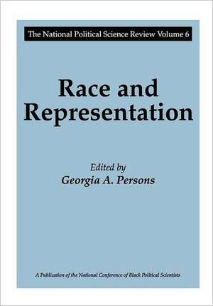 Race and Representation de Georgia A. Persons