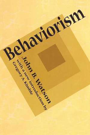 Behaviorism de John B. Watson