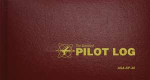 The Standard Pilot Log, Burgandy de Aviation Supplies & Academics