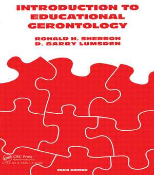 Introduction to Educational Gerontology de Ronald H. Sherron