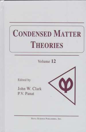 Condensed Matter Theories; V.12