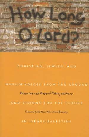 How Long O Lord?: Christian, Jewish, and Muslim Voices from the Ground and Visions for the Future in Israel/Palestine de Maurine Tobin