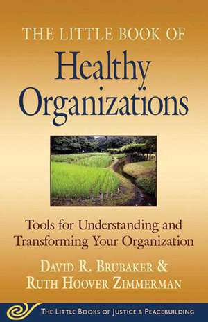 Little Book of Healthy Organizations: Tools for Understanding and Transforming Your Organization de David Brubaker